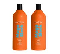 Matrix Total Results Mega Sleek Shampoo 1000ml & Conditioner 1000ml Duo in Clear Matrix Clear