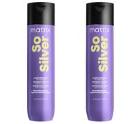 Matrix Total Results So Silver Purple Shampoo for Toning Blondes, Greys and Silvers 300ml Double