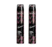 Matrix VaVoom Triple Freeze Extra Dry High Hold Hairspray, with an Ultra-Dry Mist for Long Lasting Lift, 300ml Double