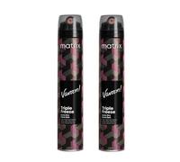 Matrix VaVoom Triple Freeze Extra Dry High Hold Hairspray, with an Ultra-Dry Mist for Long Lasting Lift, 300ml Double