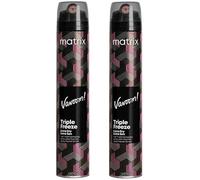 Matrix VaVoom Triple Freeze Extra Dry High Hold Hairspray, with an Ultra-Dry Mist for Long Lasting Lift, 300ml Double