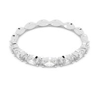 Matrix Vittore ring, Marquise cut, White, Rhodium plated