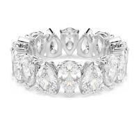 Swarovski Matrix Vittore ring, Pear cut, White, Silver-tone finish