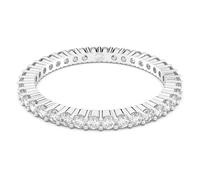 Swarovski Matrix Vittore ring, Round cut, White, Silver-tone finish