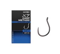 Matrix X7 Carp Method Size 12 Barbless Eyed GHK191
