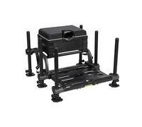 Matrix XR36 SL Edition Graphite | Coarse Fishing Lightweight Seatbox | XR Sliding Footplate | 6x 36mm Legs with Threaded Caps | Deep Side Drawer | 2x Shallow Tray Units | Padded Strap | Code GMB202