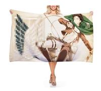 MATRIXX Attack On Ti-tan Bath Towels Large, Large Absorbent Quick Dry Travel Towel, Outdoor Use at the Pool Gy.m-Multicolor 9||140 * 180cm