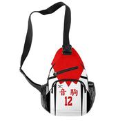 MATRIXX Haiky-uu Mens Crossbody Bag, Sling Rucksack Bag with Adjustable Strap, Travel Backpack for Sports And Outdoor(Color:Multicolor 10)