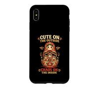 Matryoshka Babushka Nesting Dolls Cute Outside Chaos Inside Case for iPhone XS Max
