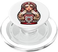 Matryoshka in Russian Matryoshka Doll Khokhloma and Russians PopSockets PopGrip for MagSafe