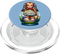 Matryoshka in Russian Matryoshka Doll Khokhloma and Russians PopSockets PopGrip for MagSafe