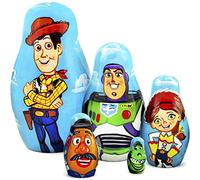 Matryoshka Matrioska Babuska Russian Nesting Wooden Doll Toy Story Matryoshika Babushka 5 Pcs Stacking Hand Painting Beautiful Nested Craft Matriosjka