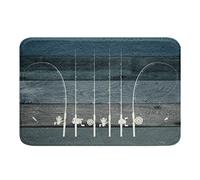 Mats Go Fishing Fishing Line Fish Decorative Mat Stylish Floor Mat For Indoor Pets Bedroom 40X60Cm