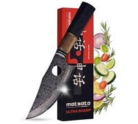 Matsato Osuren Chef Knife - Japanese Steel Sharp Kitchen Knife 6.3in Blade | Professional, High-Class Kitchen Knives. Non-Slip Design with Ergonomic Handle, Gift Box
