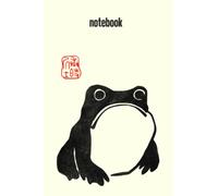 Matsumoto Hoji Frog - Funny Grumpy Frog - Notebook & Diary 140 Pages Lined Paper Handy Size 6x9 Inches: Handbag Size 6x9 Inches, 140 Pages, Lined ... Taking for School, College or Work and Office