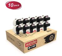 Matsuro Original | Compatible Address Label Rolls Replacement for Brother P-Touch DK-11201 DK11201 (29 mm x 90 mm | 400 Labels per Roll | 10 Pack)