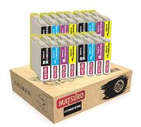 Matsuro Original | Compatible Ink Cartridges Replacement for BROTHER LC1000XL LC970XL LC1000 LC970 (4 SETS)