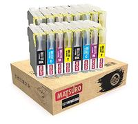 Matsuro Original | Compatible Ink Cartridges Replacement for BROTHER LC1100 LC985 (4 SETS)