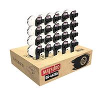 Matsuro Original | Compatible Label Rolls Replacement for BROTHER P-TOUCH DK-44205 DK44205 (62 mm x 30.48 m | Continuous | 20 PACK)