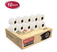 Matsuro Original | Compatible Label Rolls Replacement for DYMO 99014 S0722430 (54 mm x 101 mm | 220 Labels per Roll | 10 Pack)