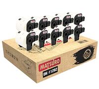 Matsuro Original | Compatible Shipping Label Rolls Replacement for Brother P-Touch DK-11202 DK11202 (62 mm x 100 mm | 300 Labels per Roll | 10 Pack)