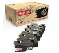 Matsuro Original | Compatible Toner cartridge Replacement for DELL 1250 1250C (1 SET + 1 BK)