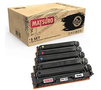 Matsuro Original | Compatible Toner cartridge Replacement for HP 203X CF540X CF541X CF542X CF543X (1 SET + 1 BK)