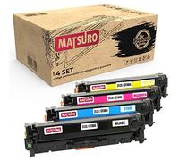 Matsuro Original | Compatible Toner cartridge Replacement for HP 312X CF380X CF381A CF382A CF383A (1 SET)