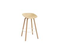 Matt Bar Stool 75 cm Beech/ Cream/Hemp