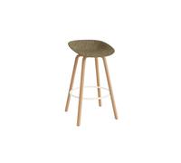 Matt Bar Stool 75 cm Beech/ Cream/Seaweed