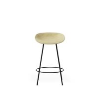 Matt Barstool 65 cm Black/Steel/Hemp