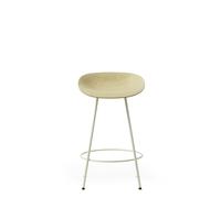 Matt Barstool 65 cm Cream/Steel/Hemp