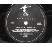 Matt Bianco - Bianco, Matt Just Can't Stand It 7" WEA YZ62 EX 1986