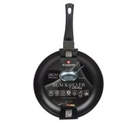 BLAUMANN Cookware Frying Grill Pots Pan Saucepan Casserole Soft Touch Handle Lid (Matt Black, 28x5.5cm Frying Pan - 2.7L)