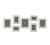 Matt Black 7 Piece Wall Gallery Set