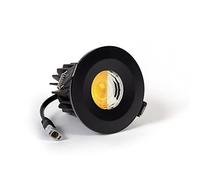 Matt Black CCT Dim to Warm LED Lights Downlight Fire Rated IP65 Suitable Spot Lights for Ceilings in The Kitchen, Bedroom, Home Improvements and Office Lighting