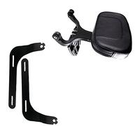 Matt Black Chrome Fixed Mount & Driver Passenger Backrest For BMW R18 Classic Motorcycle Luggage Rack