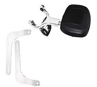 Matt Black Chrome Fixed Mount & Driver Passenger Backrest For BMW R18 Classic Motorcycle Luggage Rack