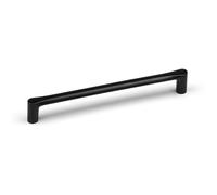 Matt Black Cupboard Bar Handle 160mm Centres Kitchen Cabinet Door Drawer Pull Dark Furniture Wardrobe Replacement Upcycle Hardware