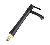 Matt Black d Kitchen Faucet, Single Cold Bathroom Basin Tap, Zinc Alloy Tall Vessel Sink Mixer for Kitchen, Bar, Farm - Deck Mount a Faucet for Cold Water