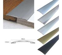 Matt Black Door Threshold 0.9m CAS 38mm Self-Adhesive Vinyl Tile Cover Strip