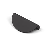 Matt Black Half Moon Pull 64mm Hole Centres Kitchen Cabinet Cupboard Door Drawer Cup Handle