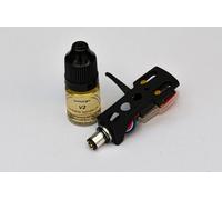 Matt Black Headshell, Cartridge, Stylus and V2 Lubrication Bundle fits AKAI AP-D33, AP-001C, AP-206C, AP-Q70, AP-207, AP-Q60, AP-002, AP-207, AP-100/C, AP-004, AP-D40, AP-004X, AP-003, AP-206