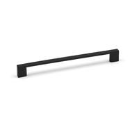 Matt Black Kitchen Cabinet Slim D Handle 160mm