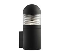 Matt Black Large Outdoor Di Cast Aluminium Bollard Wall Bracket H41.5cm RRP £100
