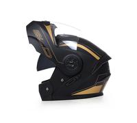 (matt black pattern-clear lens, L) New High Quality Bld Motorcycle Full Face Helmet Four Seasons Motocross Racing Modular Flip Up Men Women Off Road Helmet