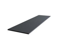 Matt Black Stone Effect Chamfered Straight Edge Solid Core Laminate Worktop (T) 1.2Cm X (L) 122Cm X (W) 38.5Cm