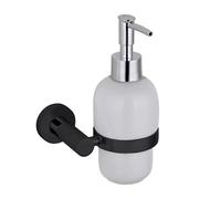 Matt Black Wall Mounted Soap Dispenser Nes Home Black One Size