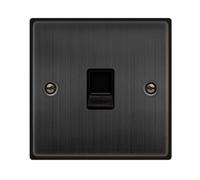 Matt Bronze Master Telephone Single Socket - Se Home
