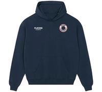 Matt Busby Logo Men's Hoodie - Navy / L